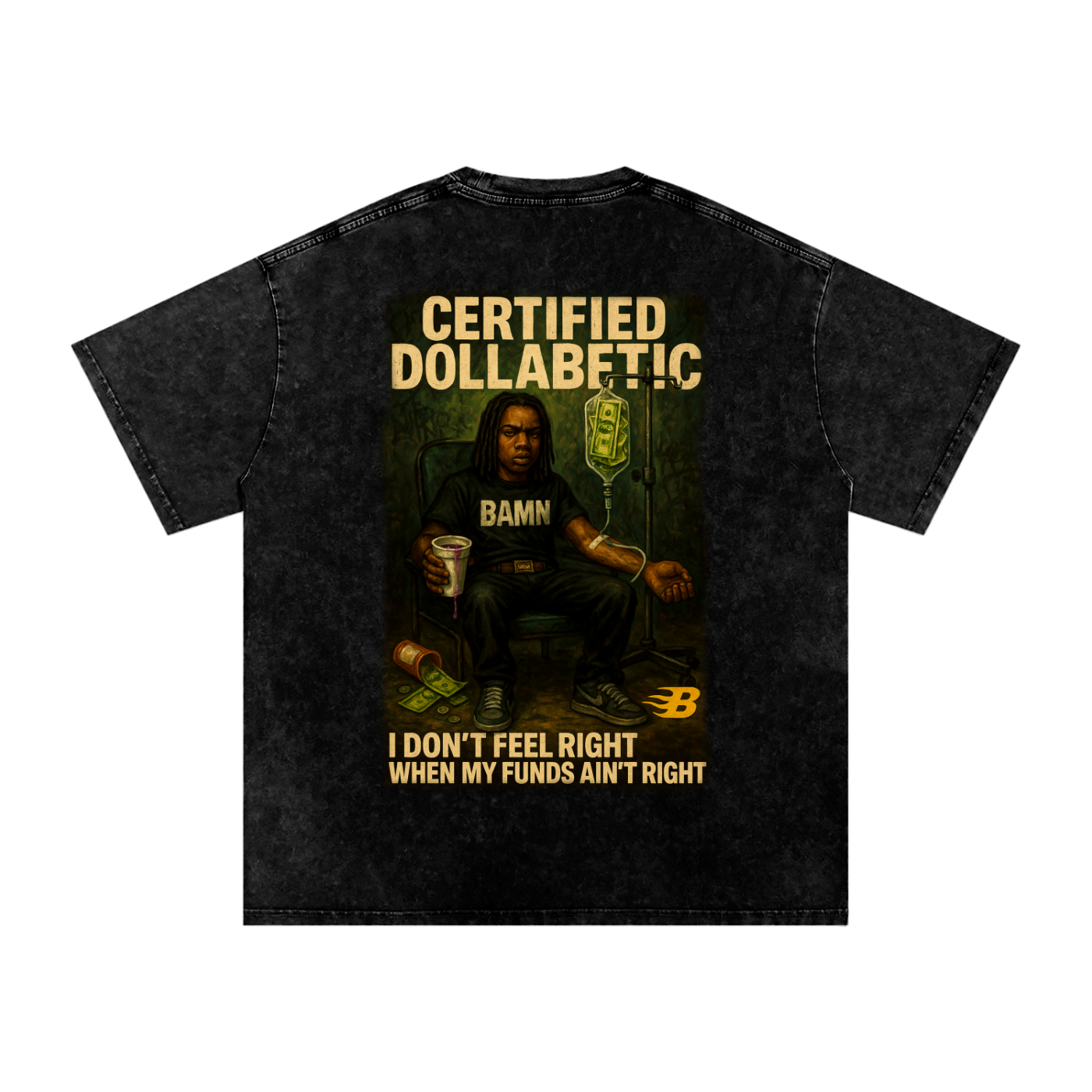 CERTIFIED DOLLABETIC TEE – BAMN SYNDROME