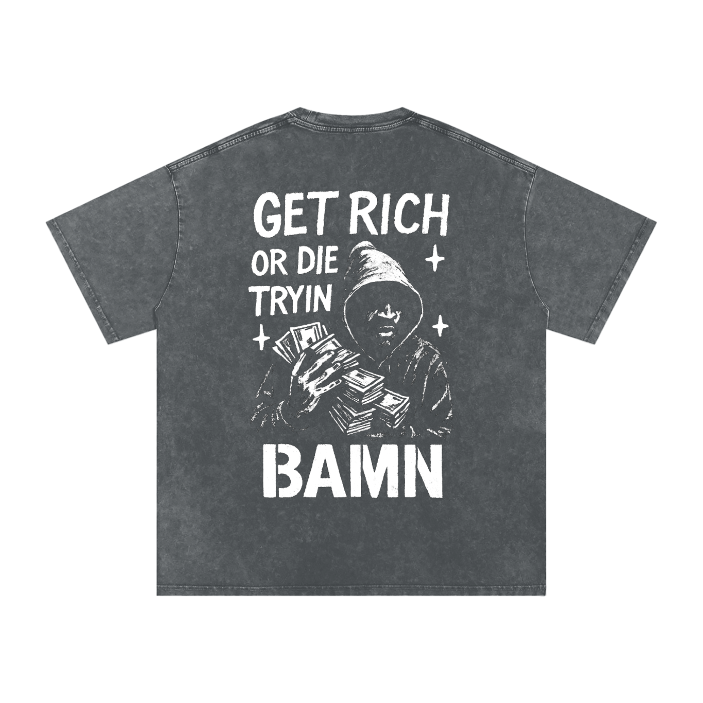 “GET RICH OR DIE TRYIN” TEE – DUST TO DIAMONDS