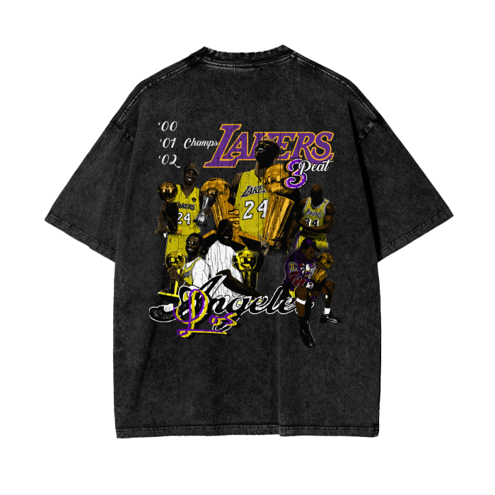 “LAKERS 3PEAT – LEGENDS STACKED IN GOLD”