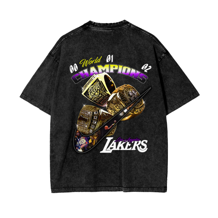 “LAKERS 3PEAT – RINGS TALK LOUDER”