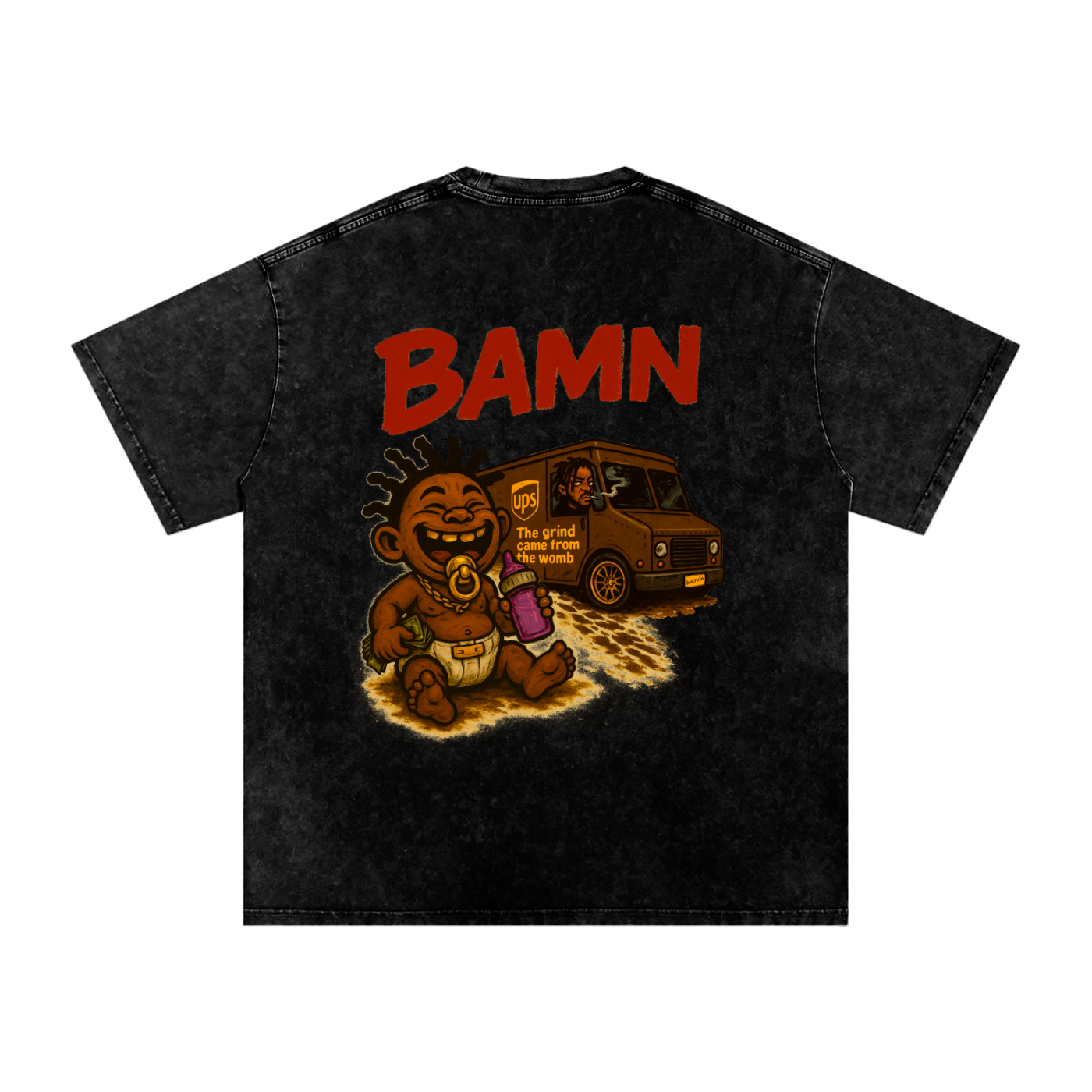 “THE GRIND” TEE – BORN RICH IN HUNGER