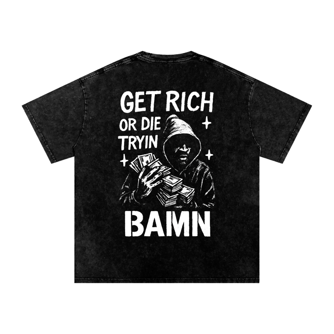 “GET RICH OR DIE TRYIN” TEE – DUST TO DIAMONDS