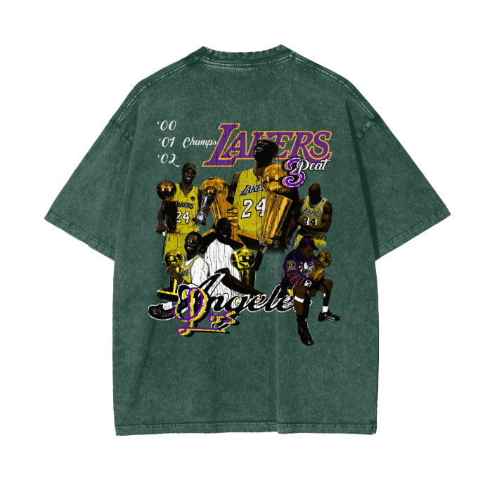 “LAKERS 3PEAT – LEGENDS STACKED IN GOLD”