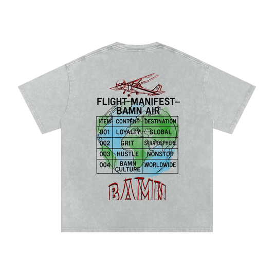 “FLIGHT MANIFEST” TEE – TRAPPORT AUTHORIZED