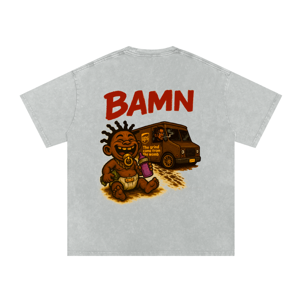 “THE GRIND” TEE – BORN RICH IN HUNGER