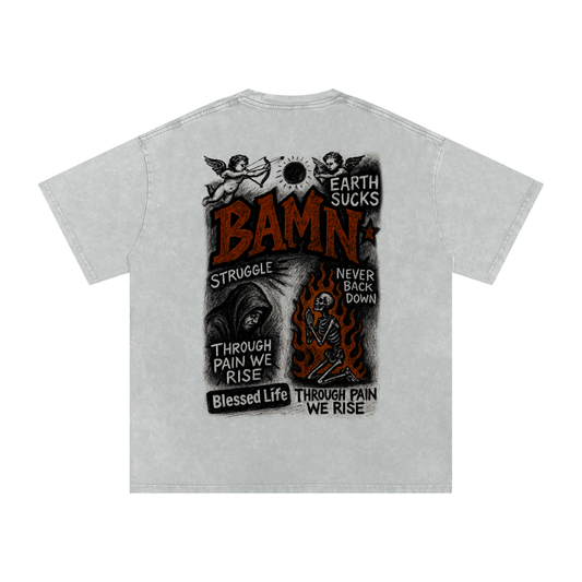 "THROUGH PAIN WE RISE”